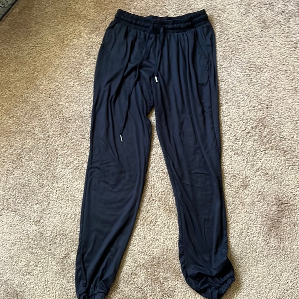 Plain black joggers